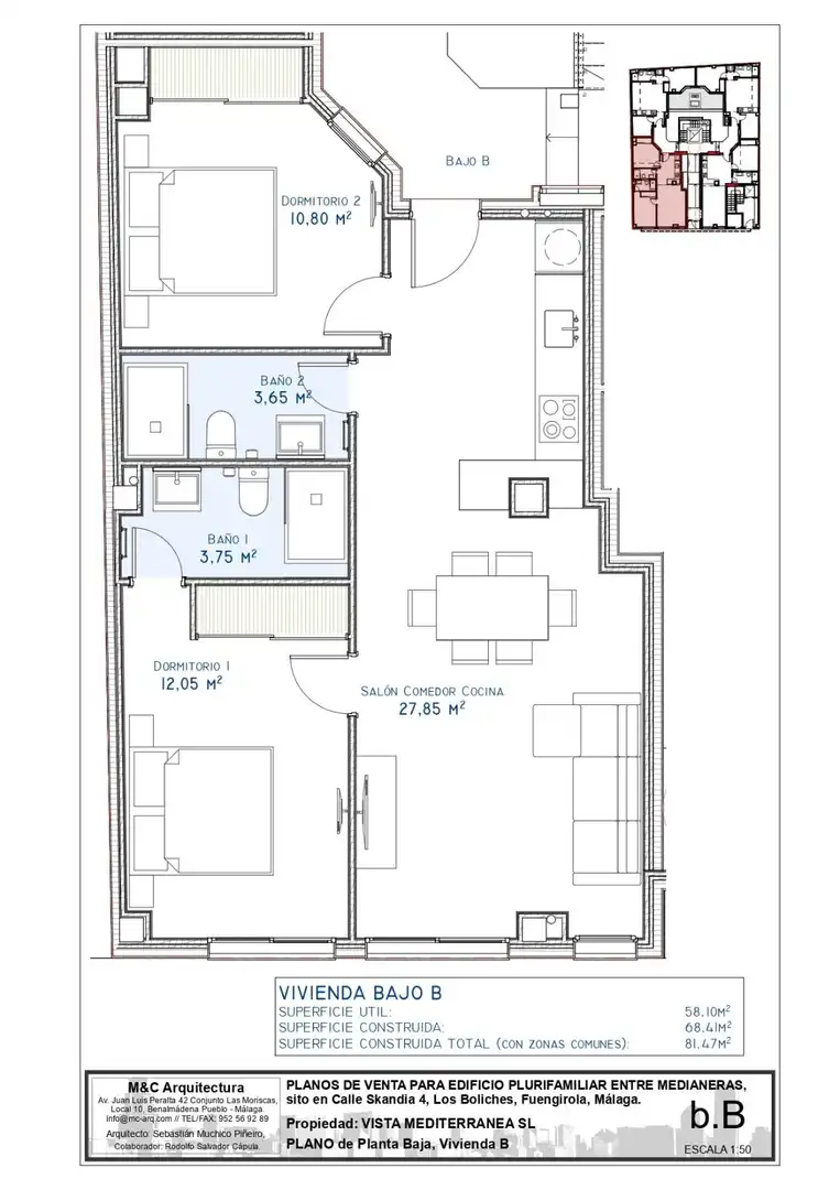Apartament amb ascensor en venda a Los Boliches, imagen 13