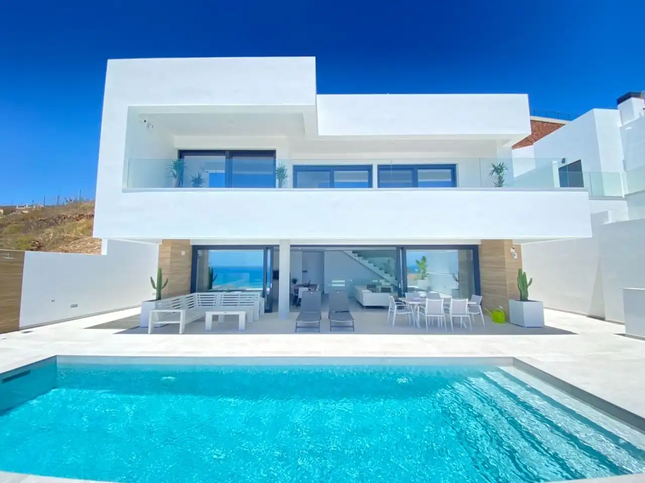 Exterior view of Houses for sale in Torrox  with Air Conditioner, Heating and Private garden