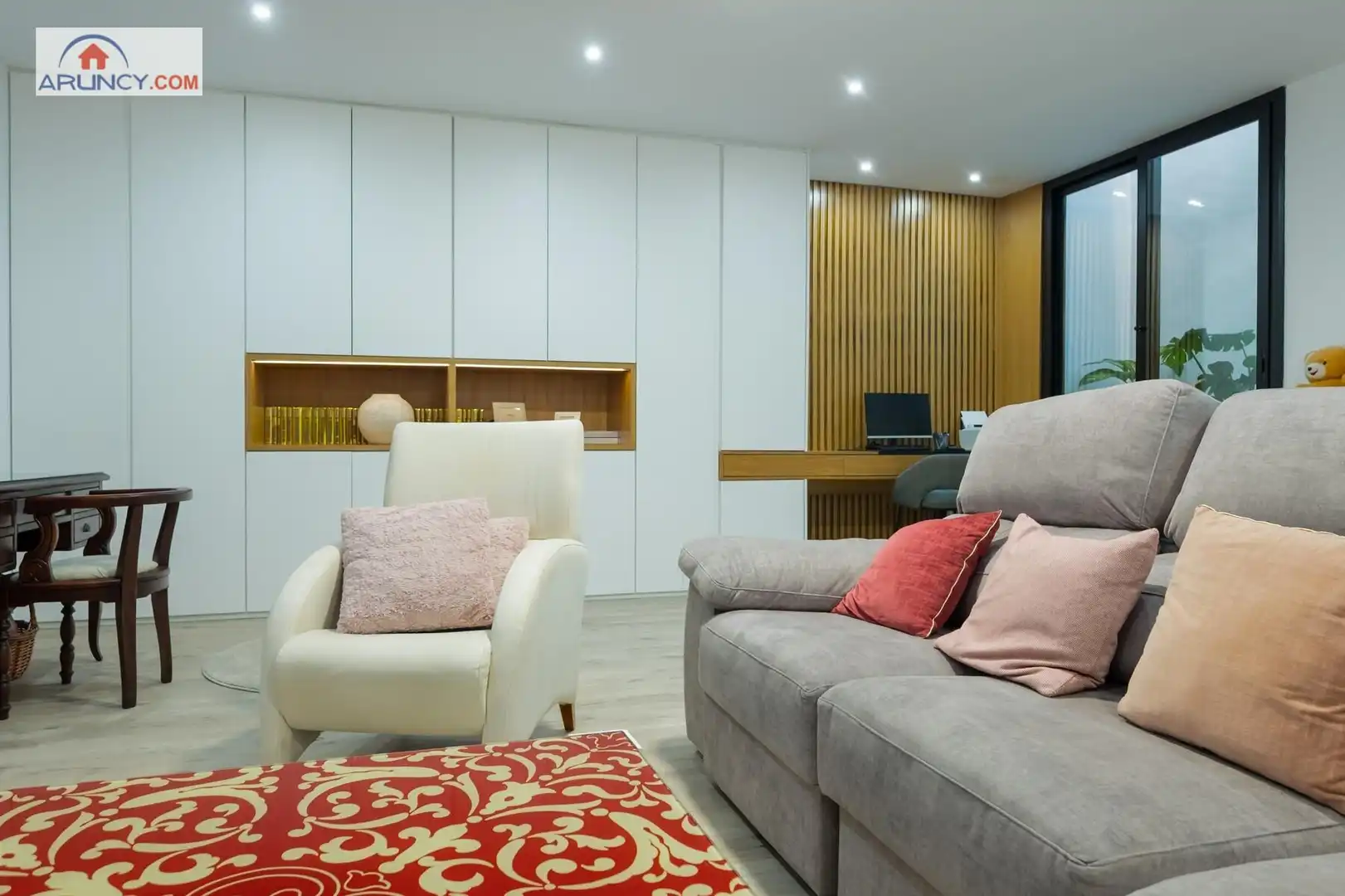 Sala de estar de Casa adosada en venta en Dos Hermanas con Aire acondicionado, Jardín privado y Terraza