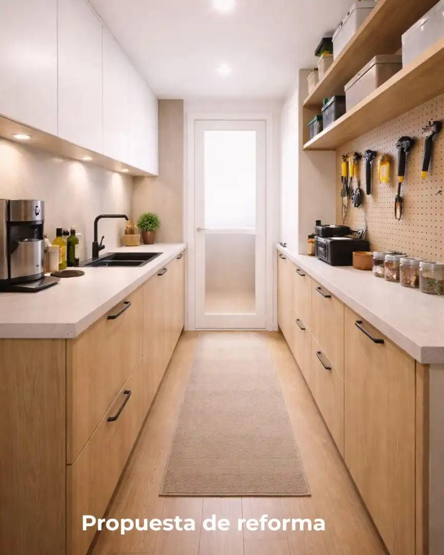 Cocina de Piso en venta en Badalona con Aire acondicionado, Calefacción y Alarma