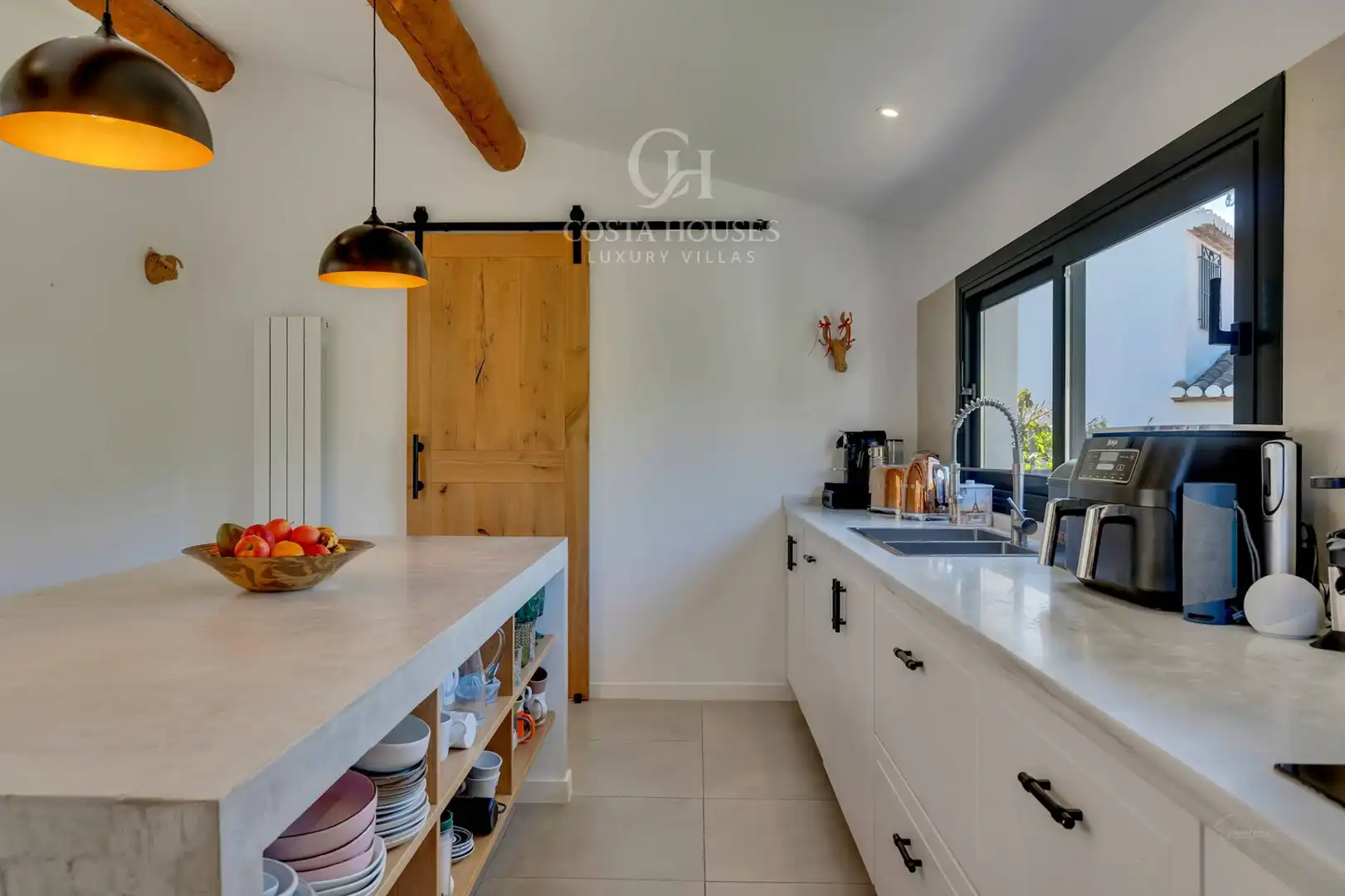 Kitchen of Houses for sale in Jávea / Xàbia  with Air Conditioner, Heating and Private garden