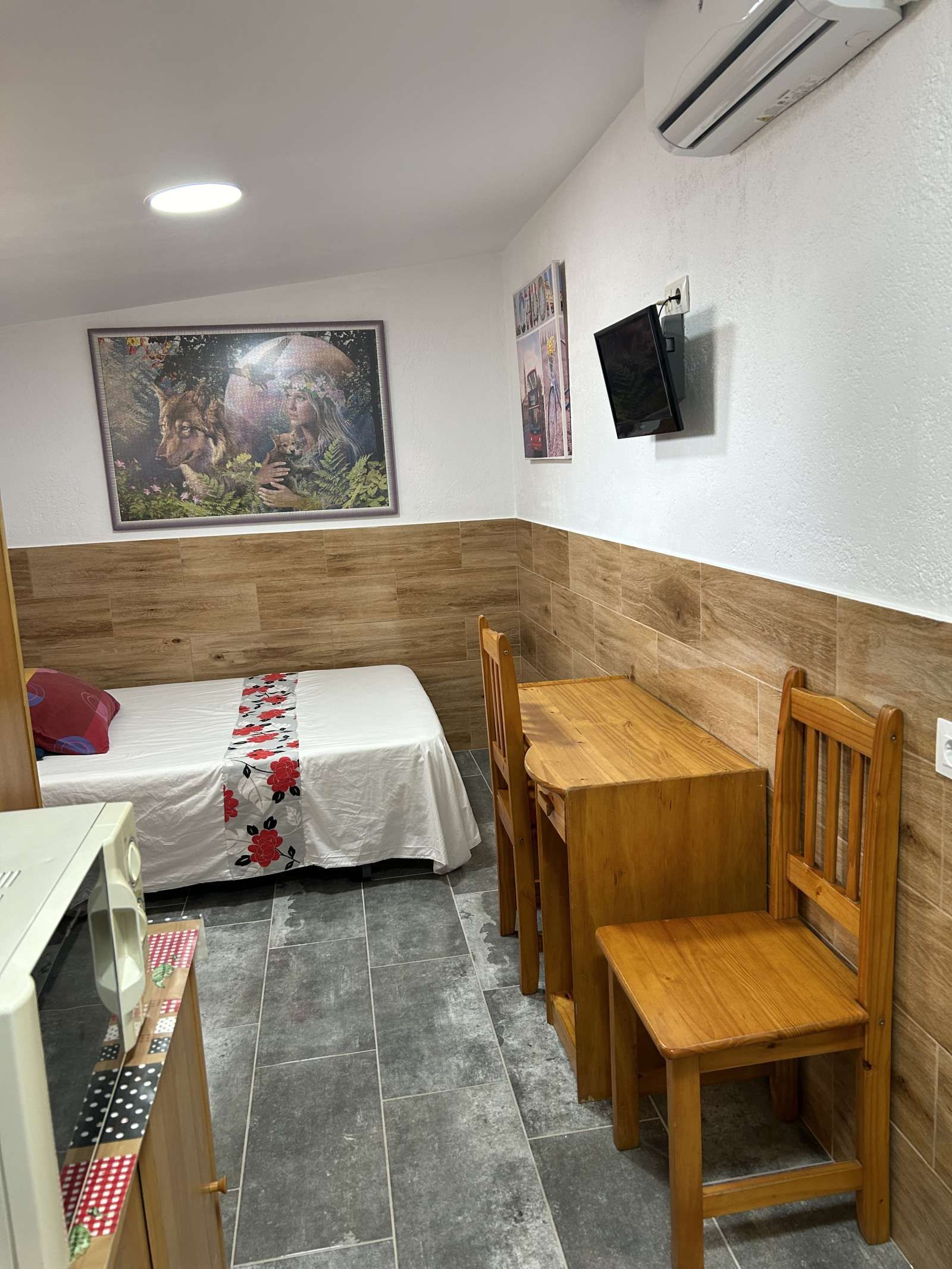 Dormitori de Estudi per a compartir en L'Hospitalet de Llobregat amb Aire condicionat, Calefacció i Terrassa