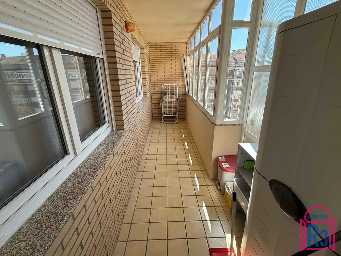 Terraza de Piso de alquiler en León Capital  con Calefacción, Terraza y Amueblado