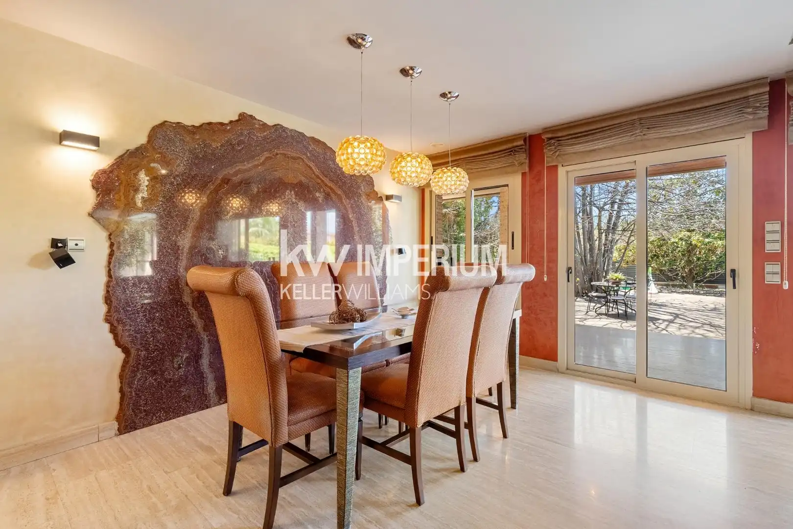 Dining room of Houses for sale in Cambrils  with Air Conditioner, Private garden and Terrace