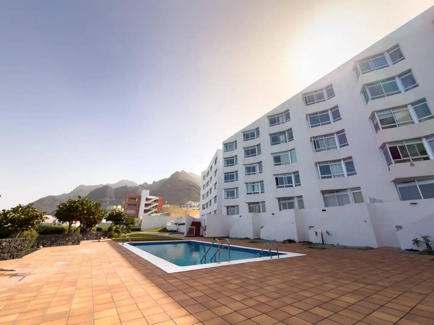 Piscina de Apartament en venda en San Cristóbal de la Laguna amb Jardí privat, Terrassa i Piscina comunitària