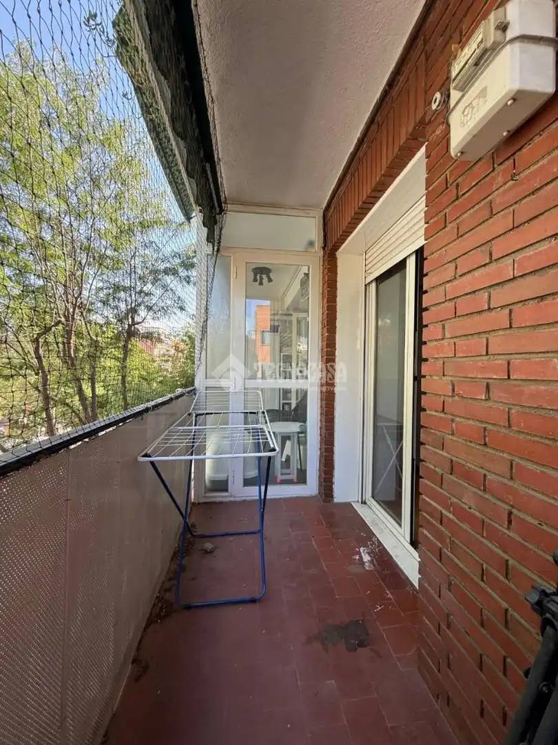 Balcony of Flat for sale in Madrid  with Air Conditioner, Heating and Parquet flooring