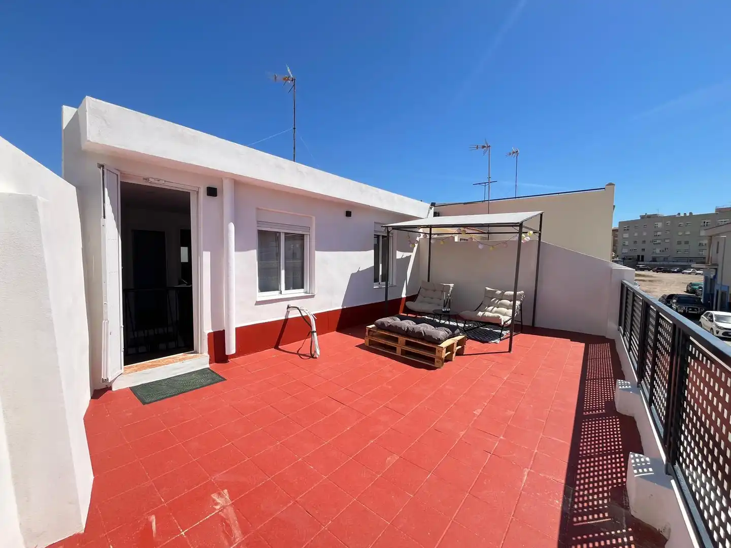 Terraza de Casa adosada en venta en Cartagena con Parquet, Terraza y Trastero