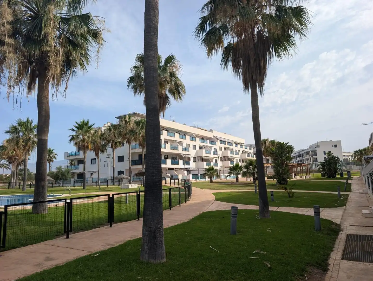 Exterior view of Flat for sale in Almería  with Community pool