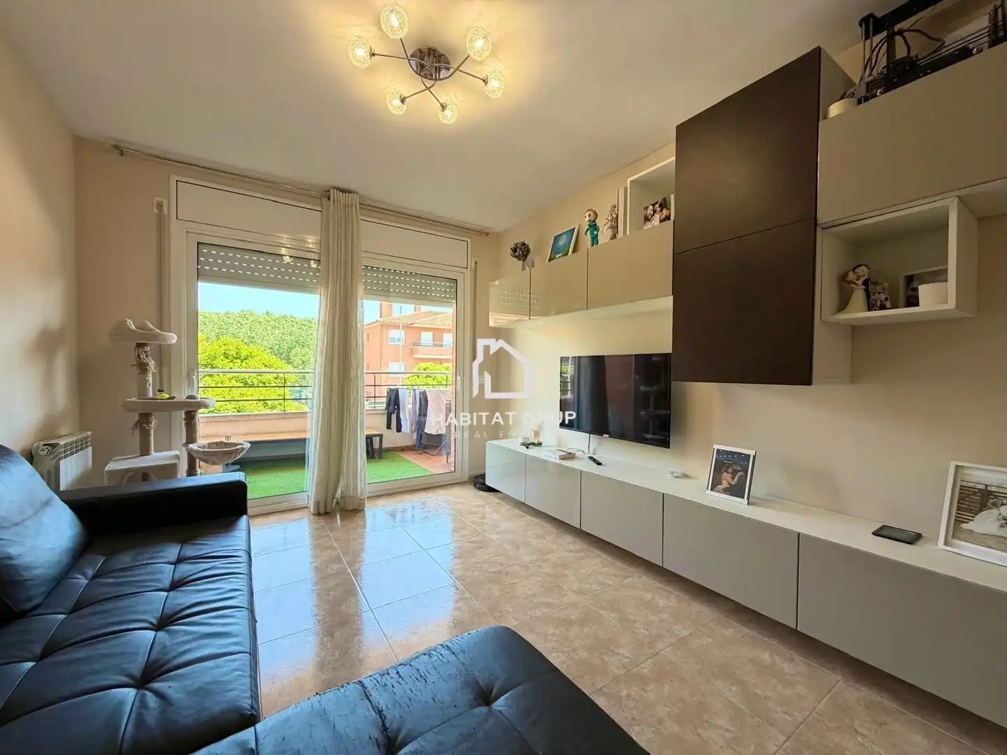 Außenansicht von Wohnung zum Verkauf in Riudarenes mit Klimaanlage, Heizung und Terrasse