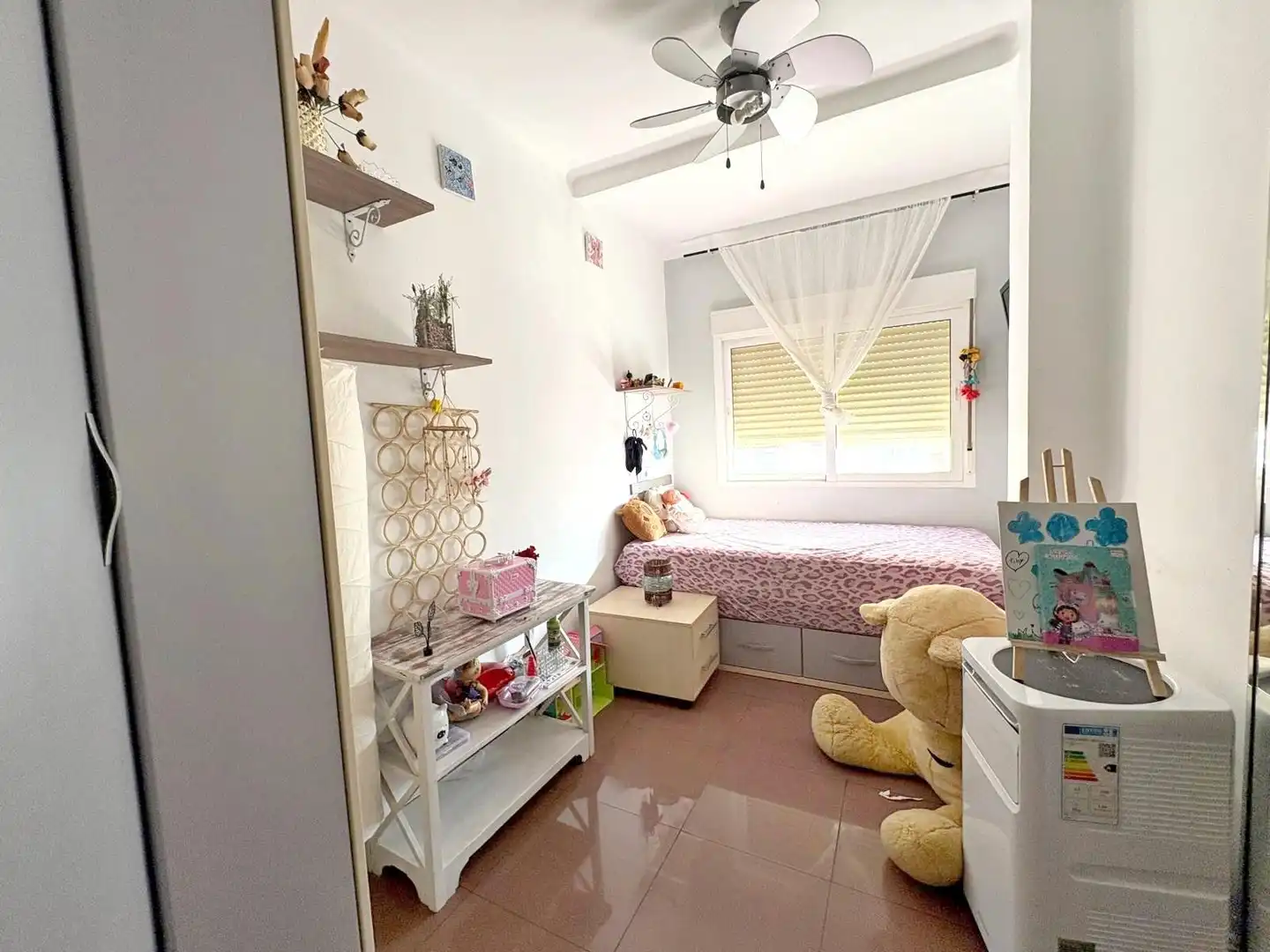 Bedroom of Flat for sale in Málaga  with Air Conditioner and Terrace