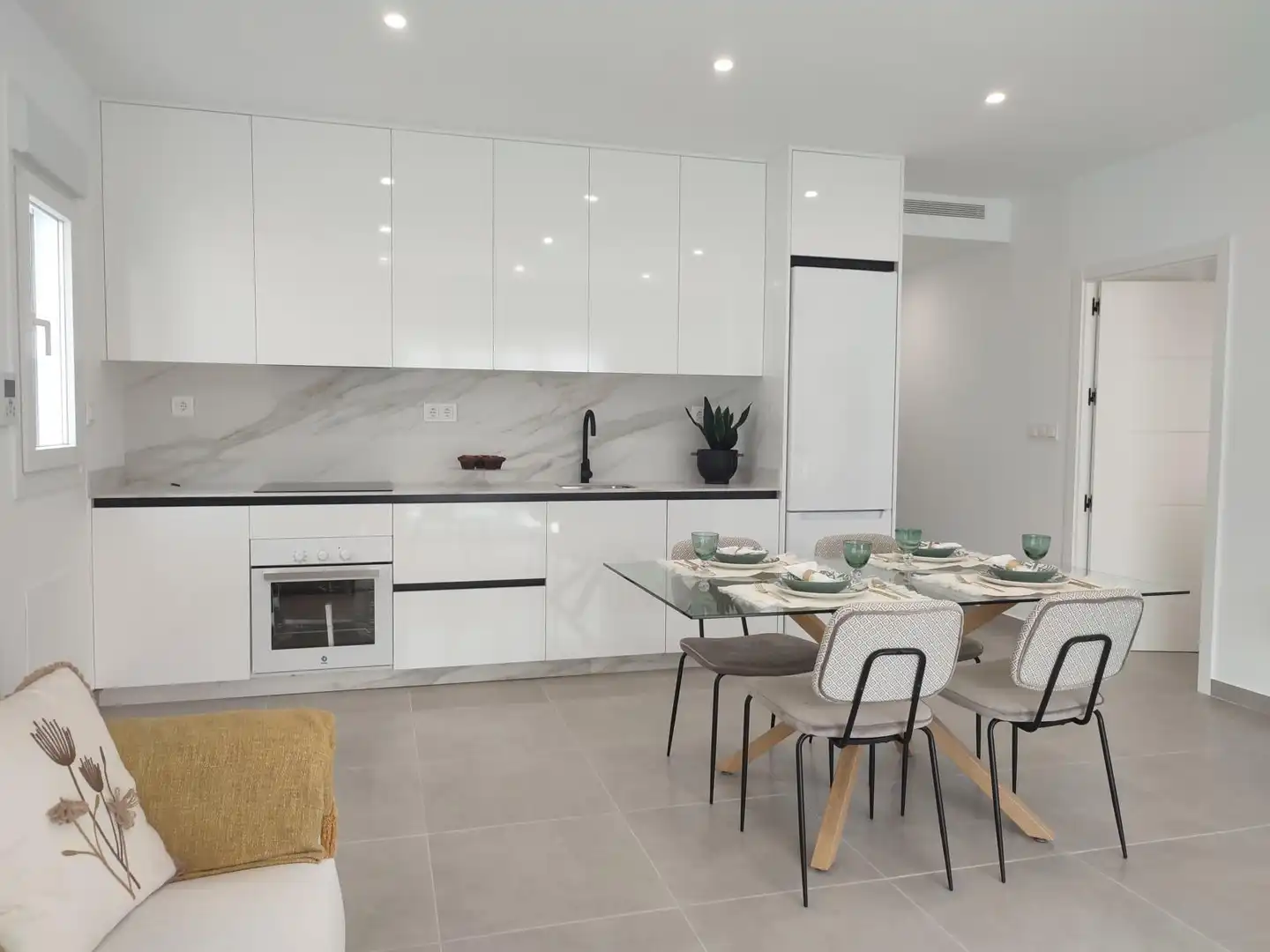 Cocina de Casa o chalet en venta en Torre-Pacheco con Jardín privado, Terraza y Piscina