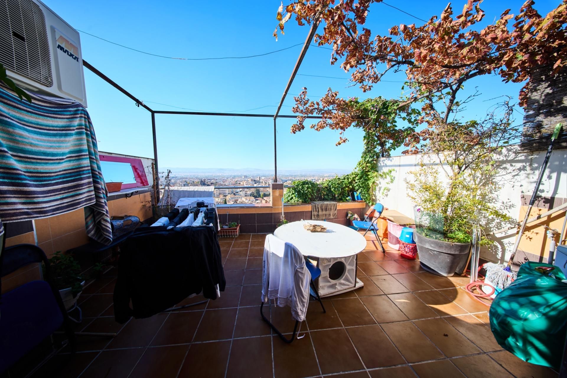 Terrace of Single-family semi-detached for sale in  Granada Capital  with Air Conditioner, Terrace and Balcony