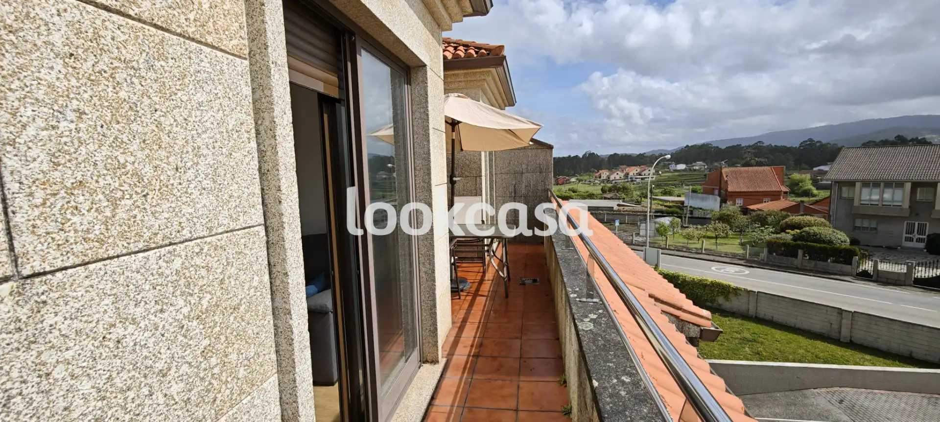 Terraza de Ático en venta en Sanxenxo con Calefacción, Jardín privado y Parquet