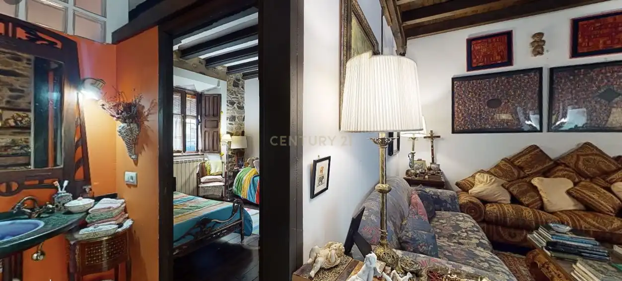 Living room of Houses for sale in Piedrabuena  with Air Conditioner, Private garden and Storage room