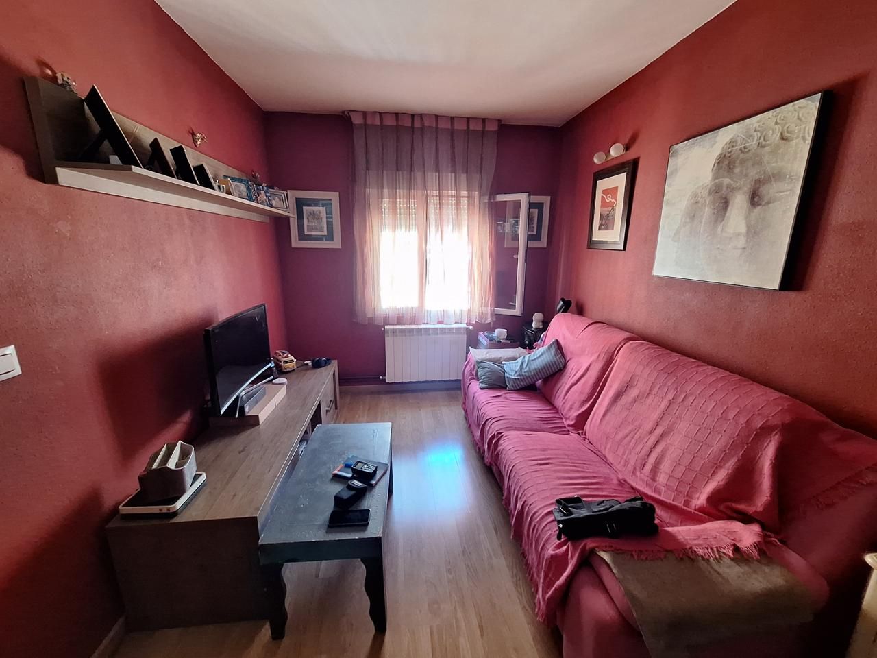 Sala d'estar de Pis en venda en  Madrid Capital amb Aire condicionat, Calefacció i Terrassa