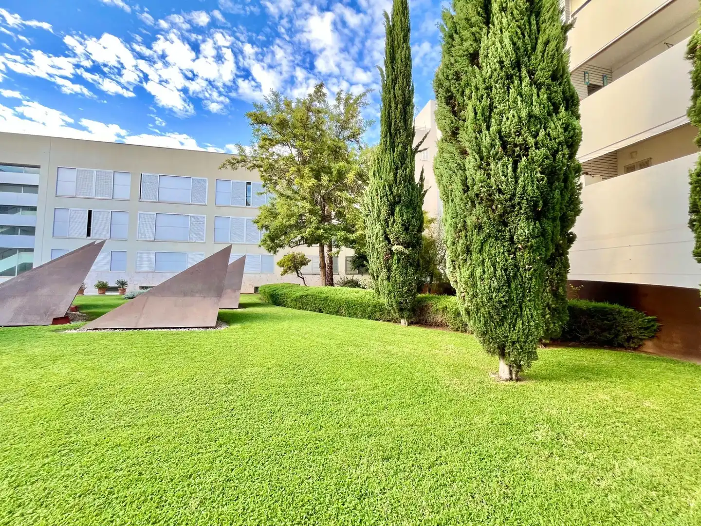 Exterior view of Flat for sale in  Palma de Mallorca  with Air Conditioner, Heating and Private garden