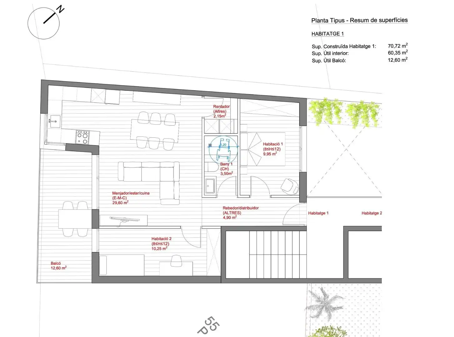 Piso en venta en Palau-saverdera con Aire acondicionado, Terraza y Balcón