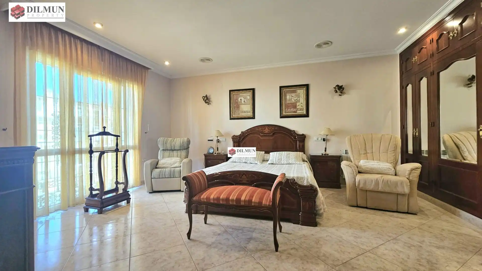 Bedroom of Houses for sale in Mijas  with Air Conditioner, Heating and Terrace