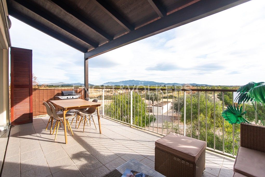 Terrace of Apartment for sale in San Jorge / Sant Jordi  with Air Conditioner, Heating and Private garden