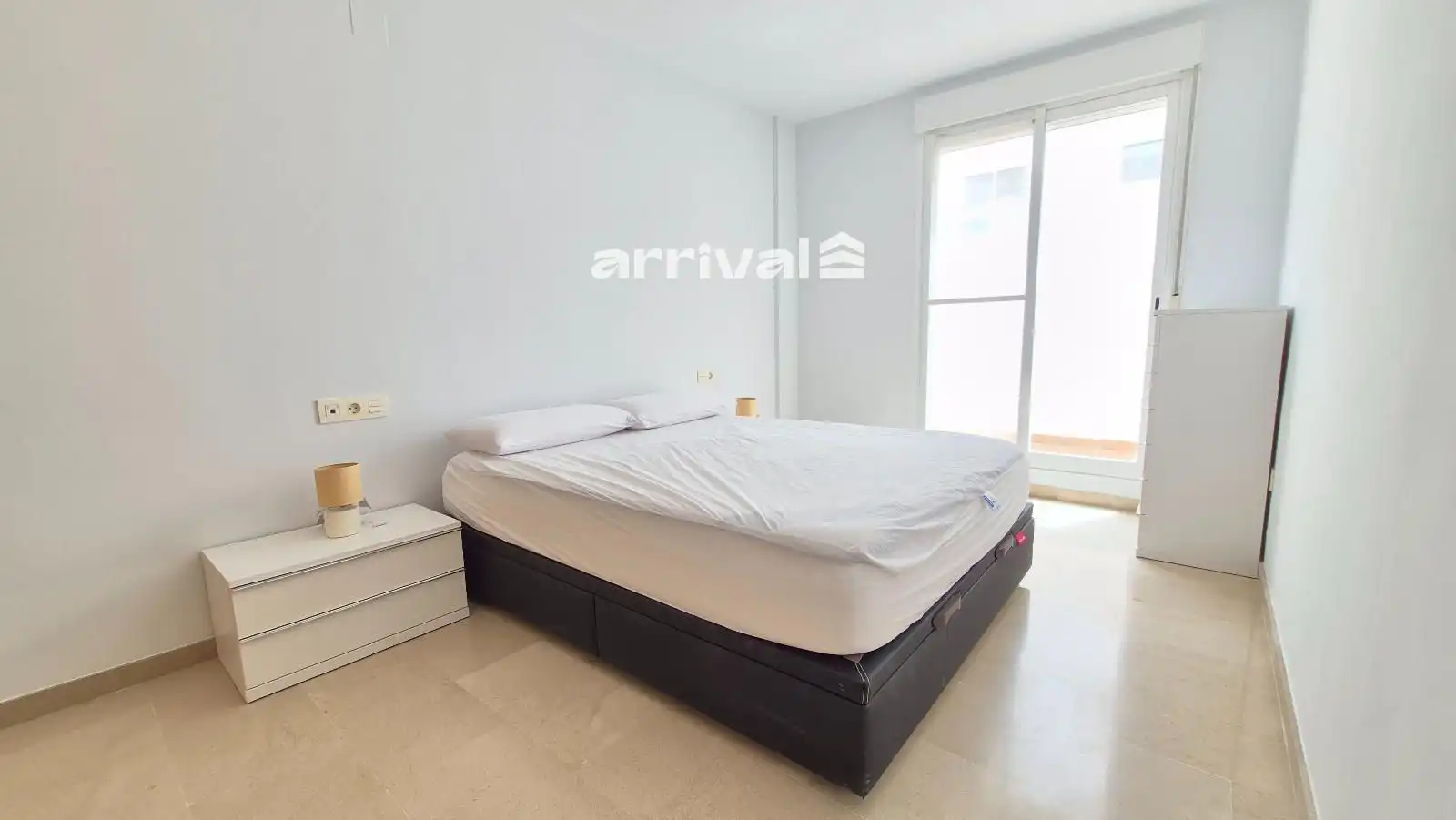 Schlafzimmer von Wohnung zur Miete in Alboraya mit Klimaanlage, Heizung und Terrasse
