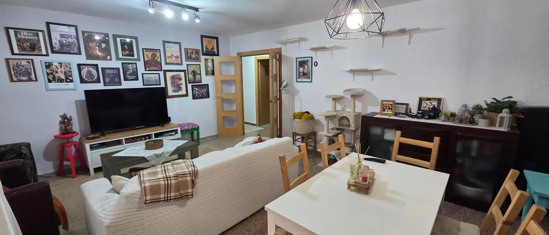 Sala de estar de Piso en venta en Valencia con Aire acondicionado, Trastero y Balcón