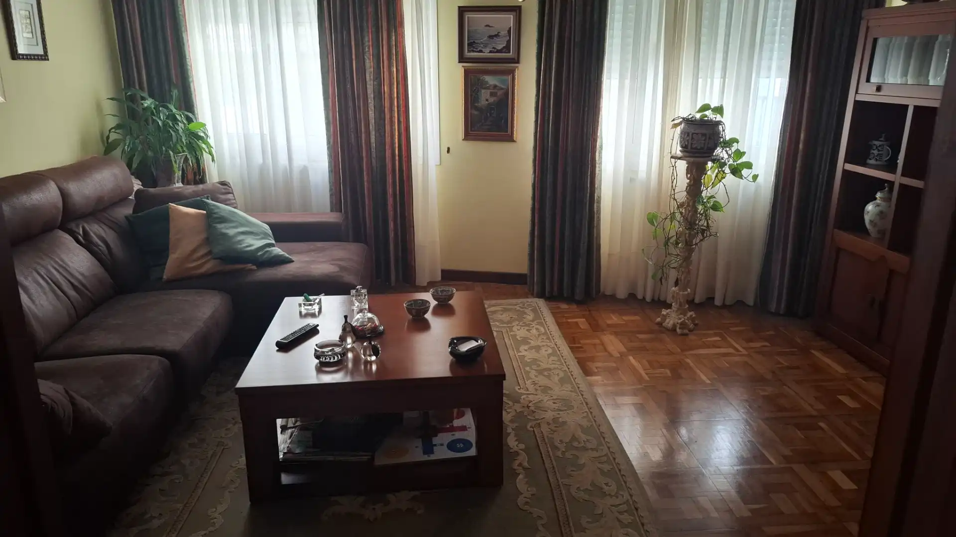Living room of Single-family semi-detached for sale in Viveiro  with Heating, Terrace and Furnished