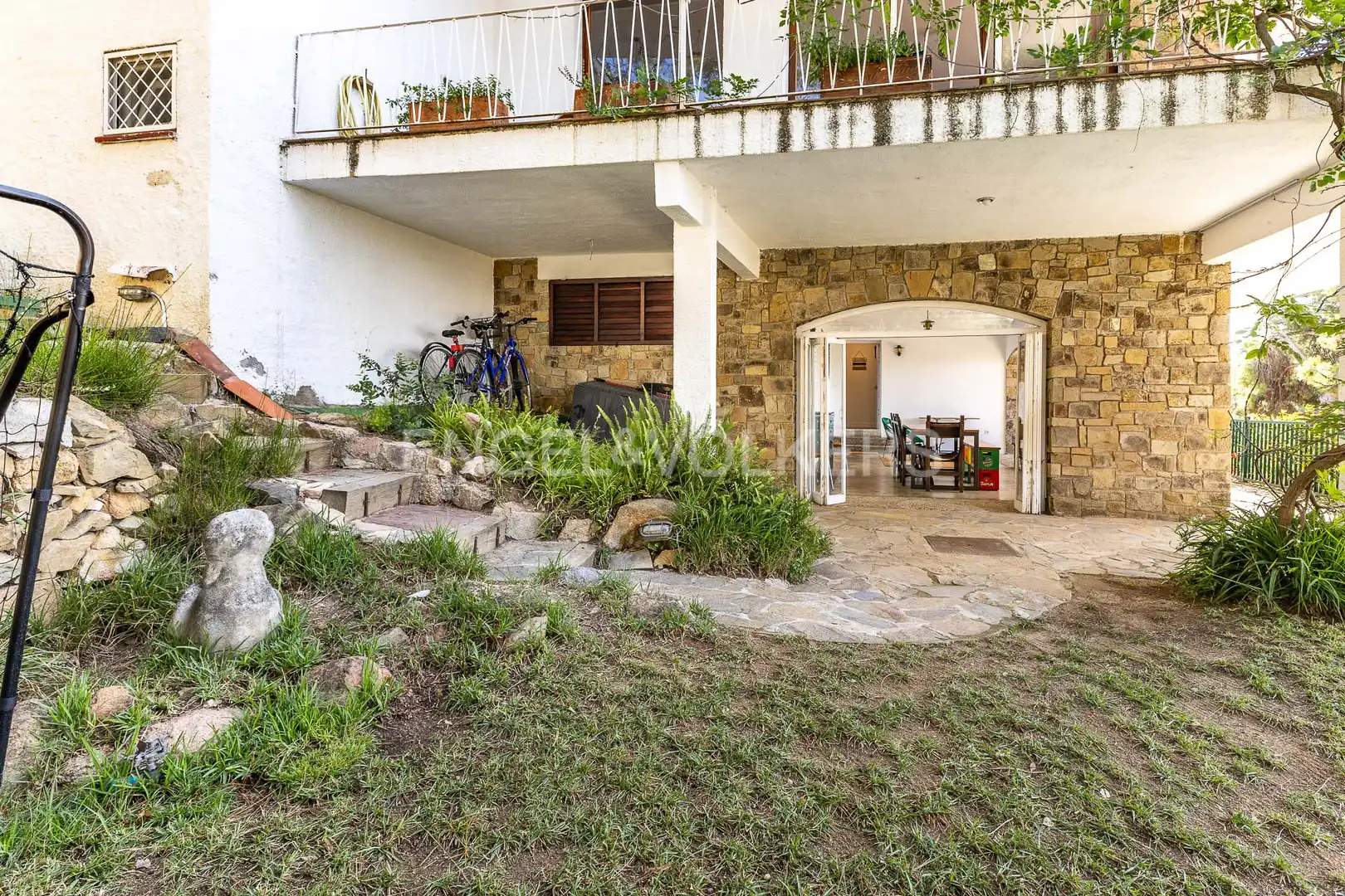 Jardí de Apartament de lloguer en Caldes d'Estrac amb Calefacció, Jardí privat i Terrassa