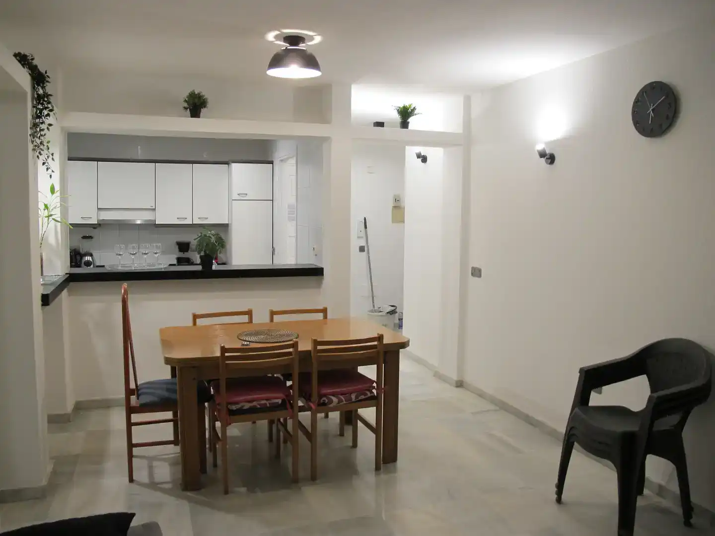 Küche von Wohnung zur Miete in Sant Josep de sa Talaia mit Klimaanlage, Möbliert und Balkon