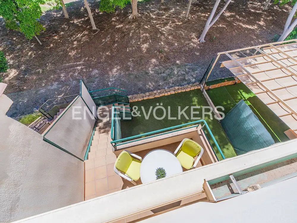 Balcony of Detached homes for rent in Alicante / Alacant  with Air Conditioner, Heating and Private garden