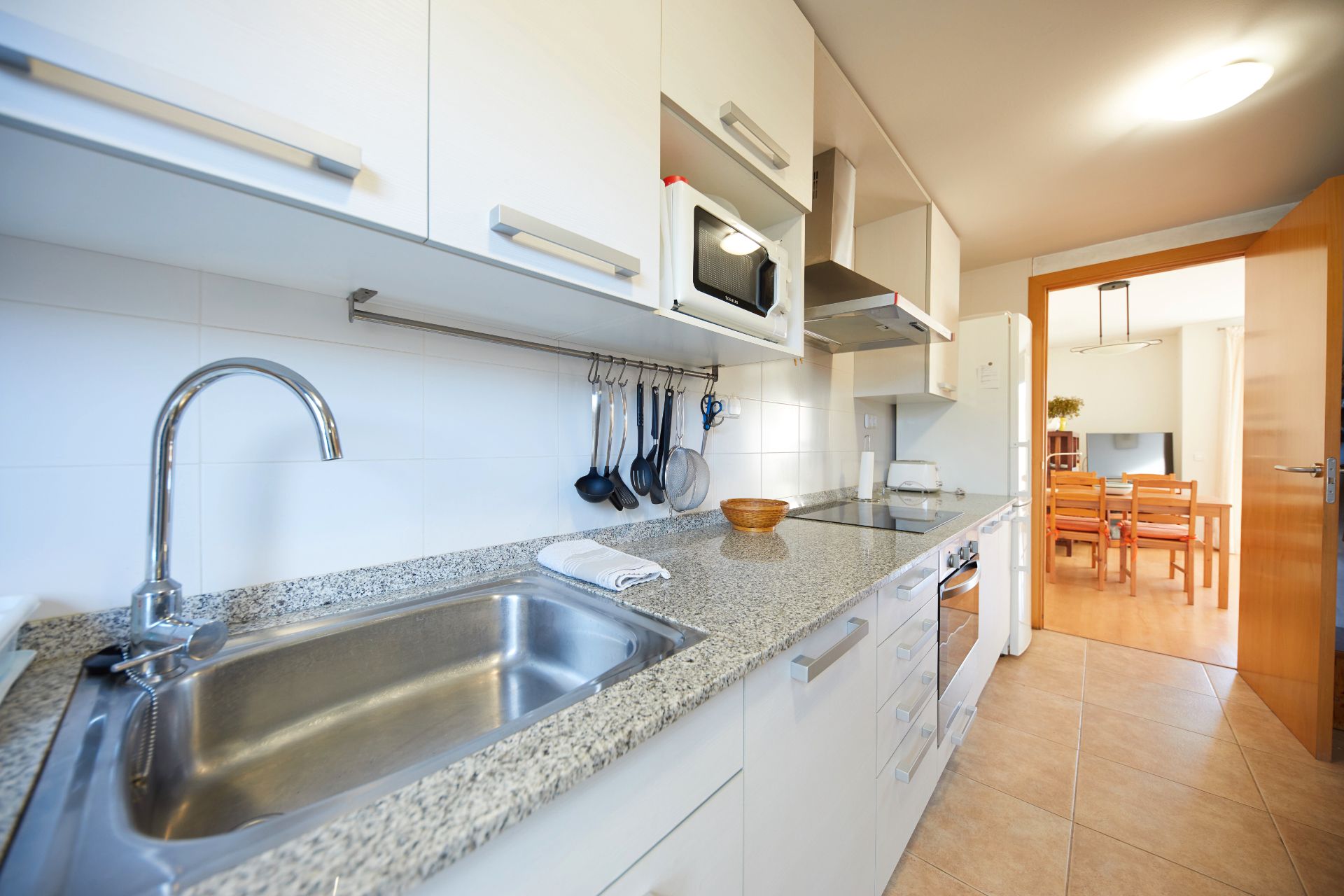 Kitchen of Flat for sale in La Pobla de Cérvoles  with Heating, Parquet flooring and Balcony