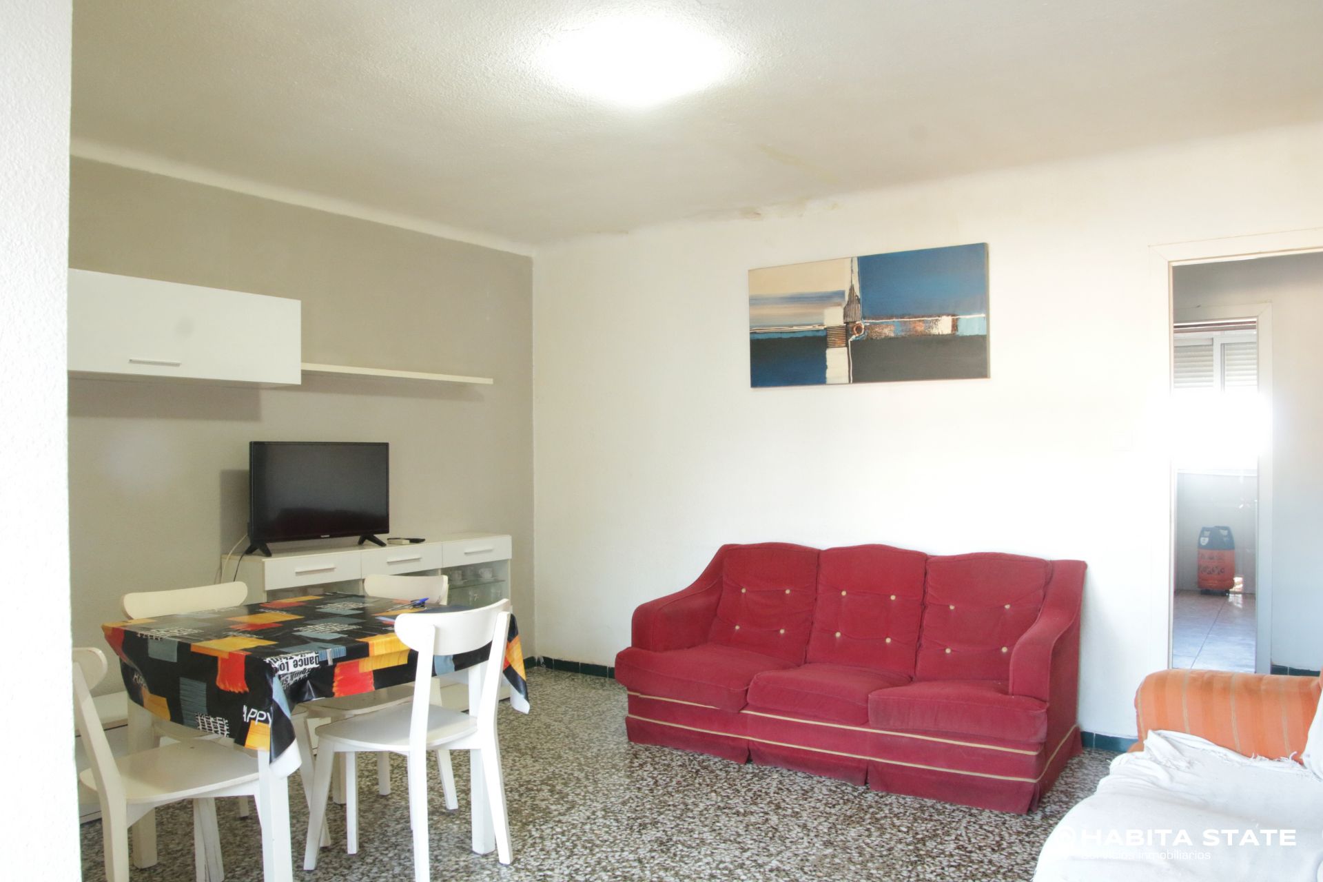 Sala d'estar de Pis en venda en  Almería Capital amb Moblat