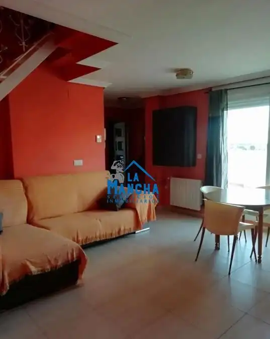Wohnzimmer von Dachboden zum Verkauf in Albacete mit Klimaanlage, Heizung und Terrasse