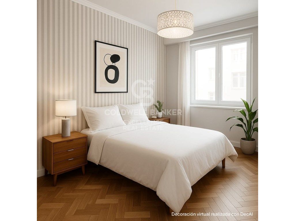 Bedroom of Flat for sale in  Valencia Capital  with Air Conditioner, Terrace and Balcony