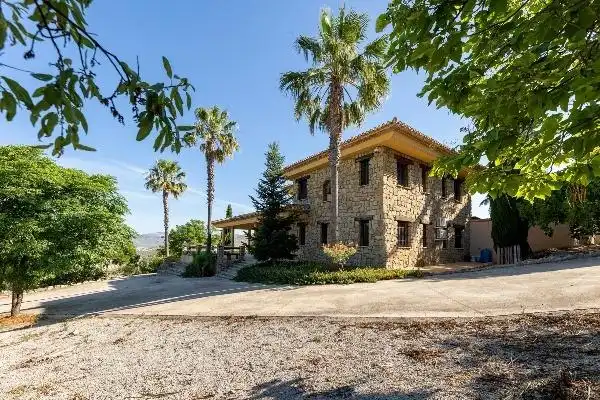Exterior view of Houses for sale in Colomera  with Heating, Terrace and Storage room
