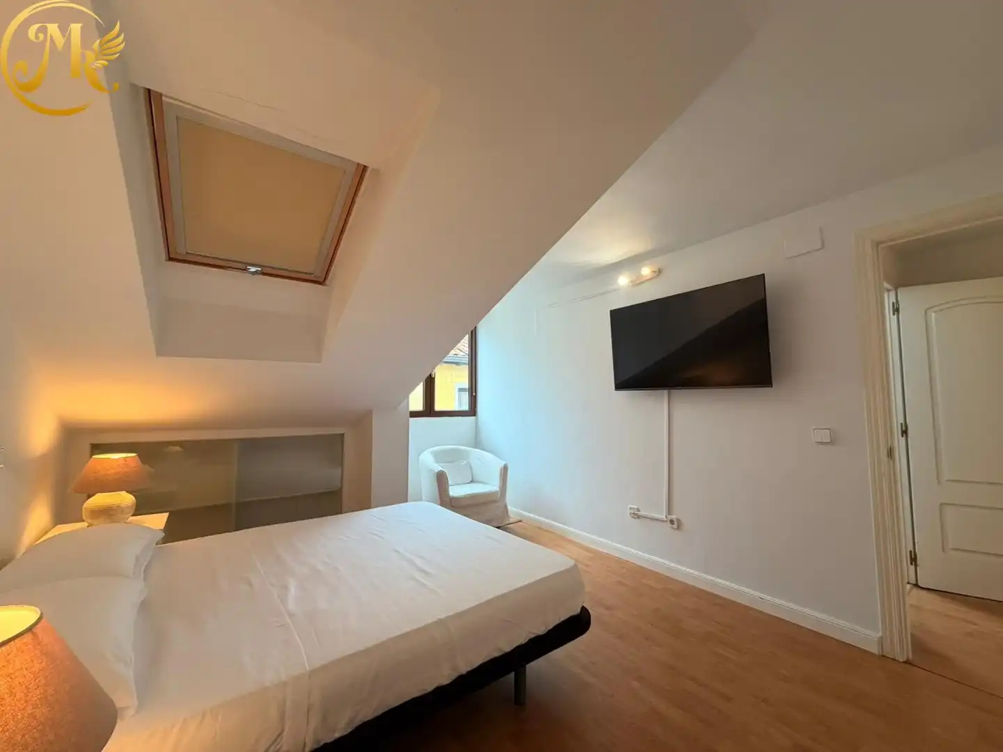 Schlafzimmer von Wohnung zum Verkauf in Santander mit Heizung und Möbliert