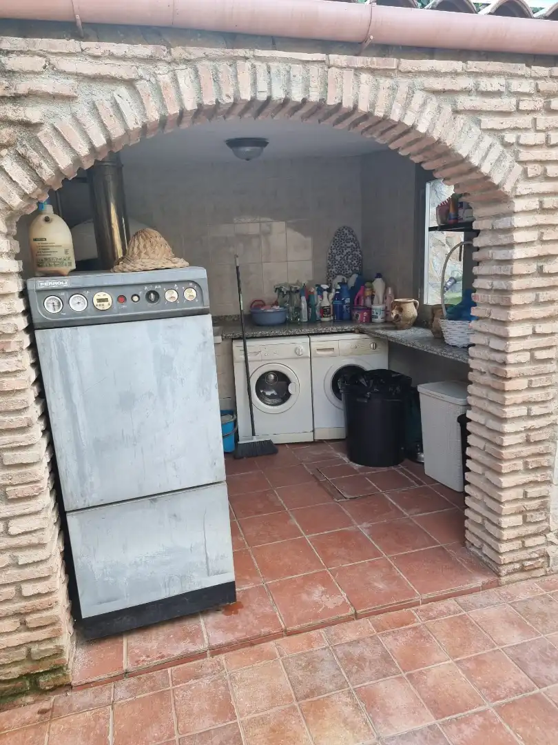 Cuina de Casa o xalet en venda en Écija amb Aire condicionat, Calefacció i Jardí privat