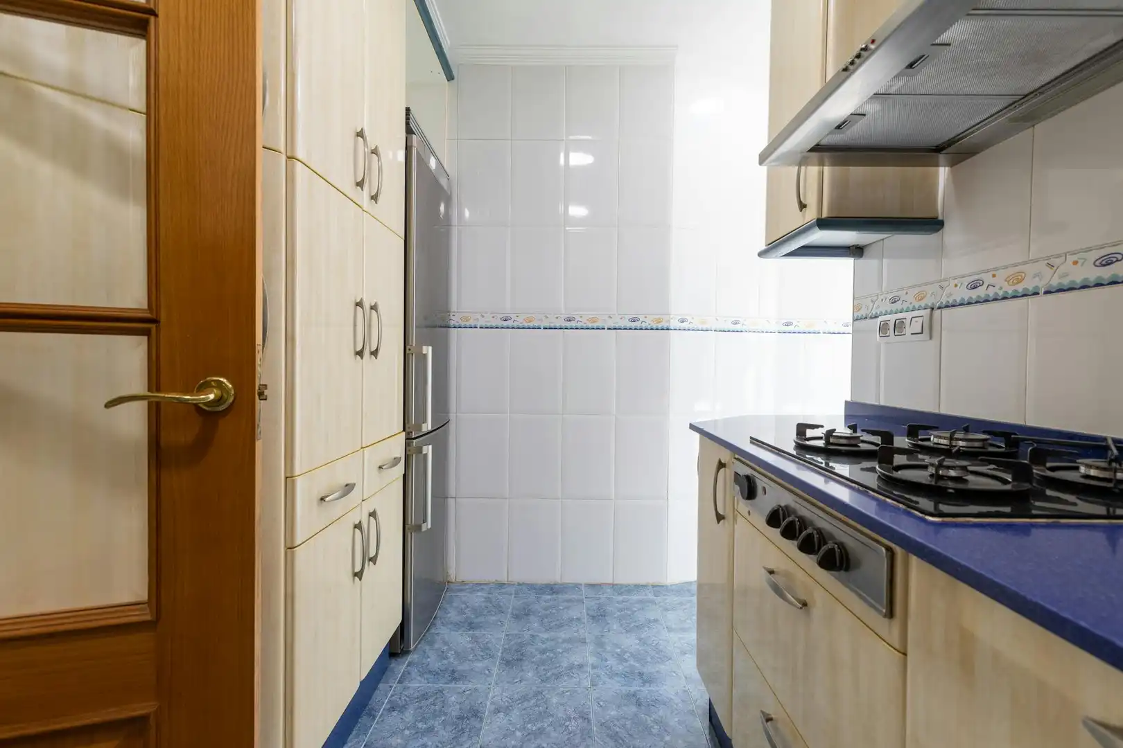 Küche von Wohnung zur untervermieten in Valencia mit Waschmaschine