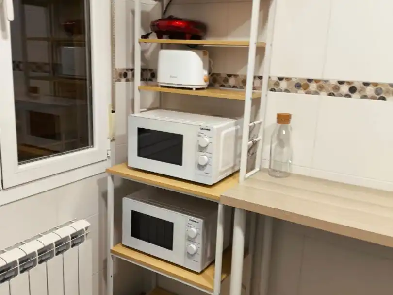 Kitchen of Flat for share in  Logroño  with Heating, Parquet flooring and Furnished
