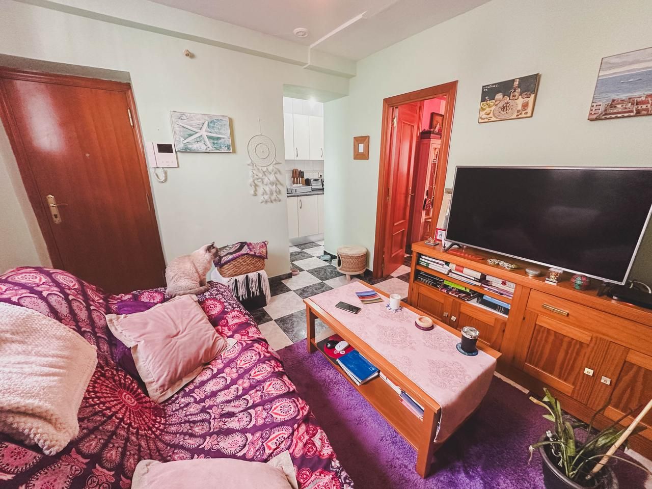 Bedroom of Flat for sale in  Cádiz Capital  with Air Conditioner