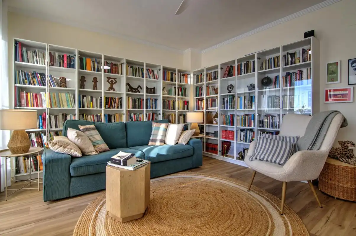 Wohnzimmer von Wohnung zum Verkauf in San Pedro del Pinatar mit Klimaanlage, Heizung und Privatgarten