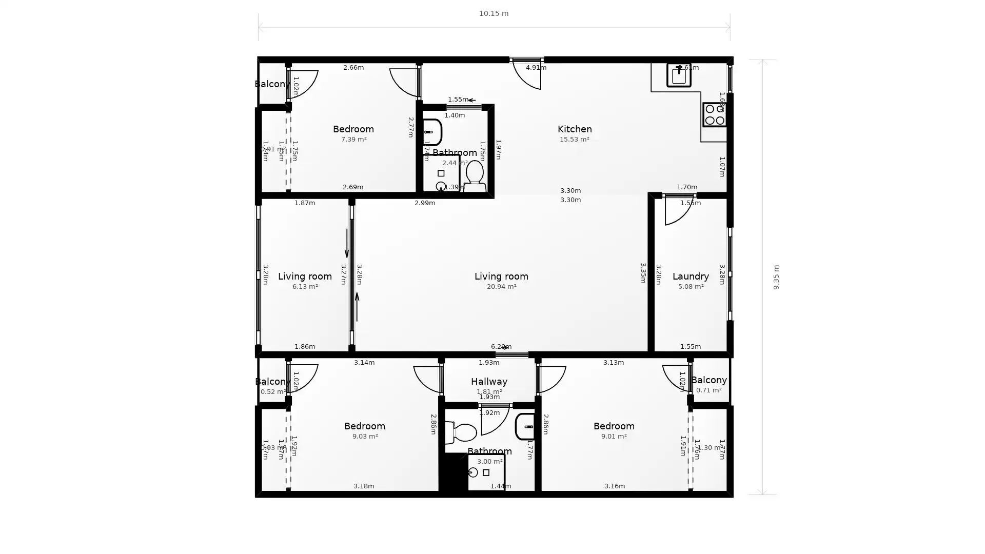 Apartment mit Terrasse zum Verkauf in Santa Ponça, imagen 23