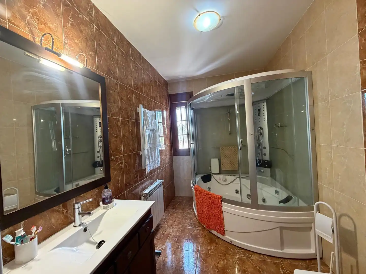 Baño de Casa o chalet en venta en Casar de Cáceres con Aire acondicionado, Calefacción y Terraza