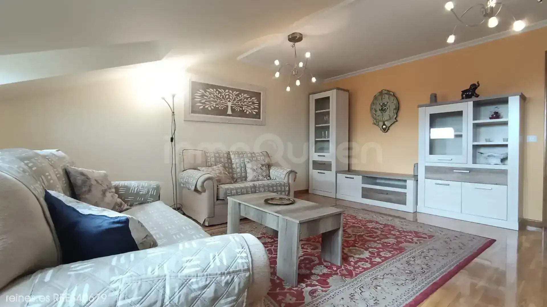 Sala de estar de Piso de alquiler en Siero con Calefacción y Amueblado