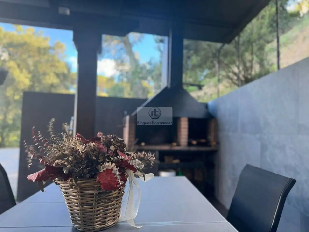 Terrassa de Casa o xalet en venda en Fogars de la Selva amb Aire condicionat, Calefacció i Jardí privat