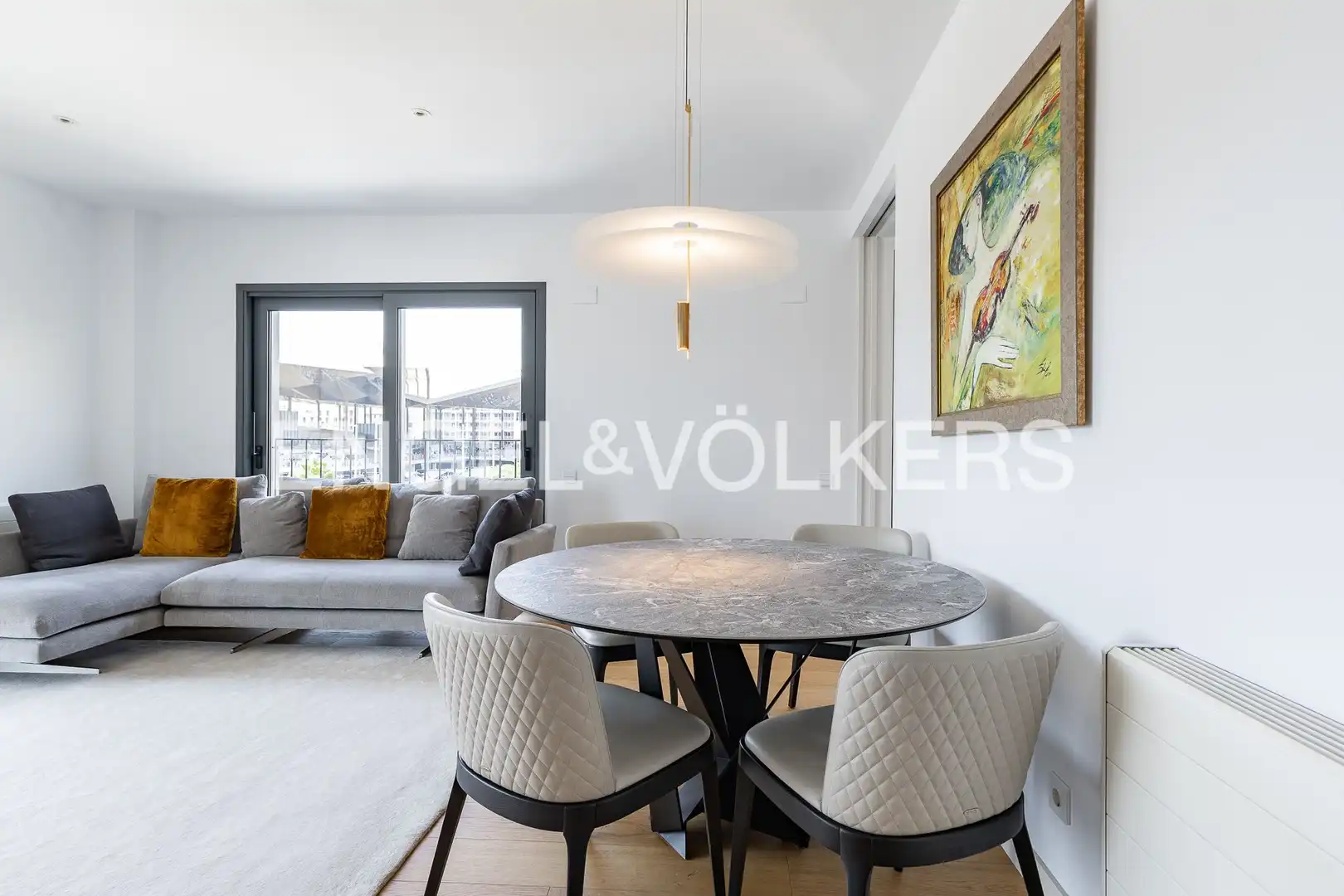 Vista exterior de Piso de alquiler en Barcelona con Aire acondicionado, Calefacción y Parquet