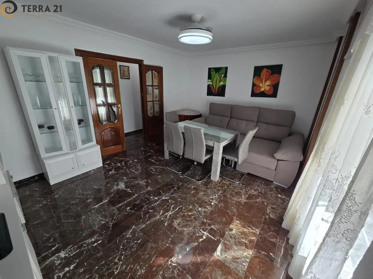 Living room of Flat for rent in Jaén  with Air Conditioner and Heating