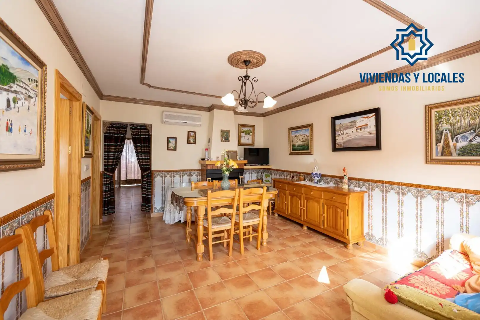 Comedor de Casa adosada en venta en Cacín con Amueblado
