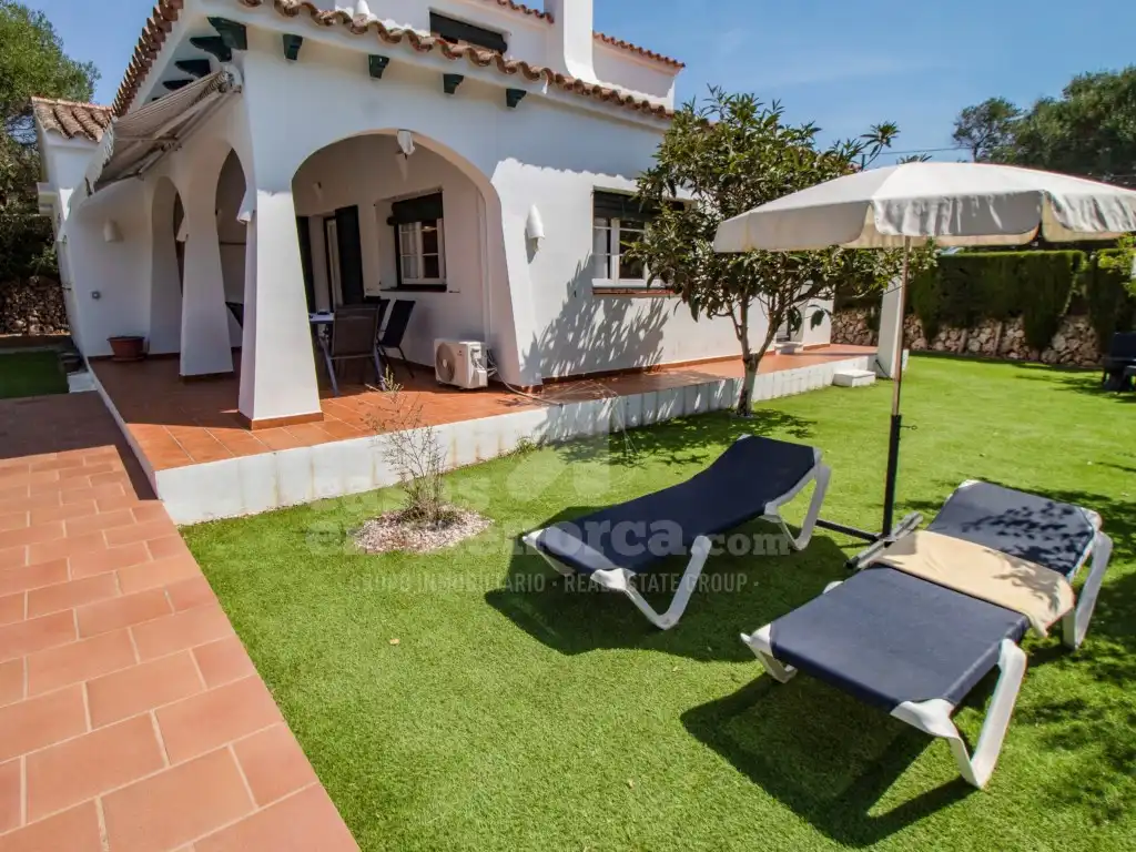 Jardín de Finca rústica en venta en Es Castell con Aire acondicionado, Terraza y Piscina