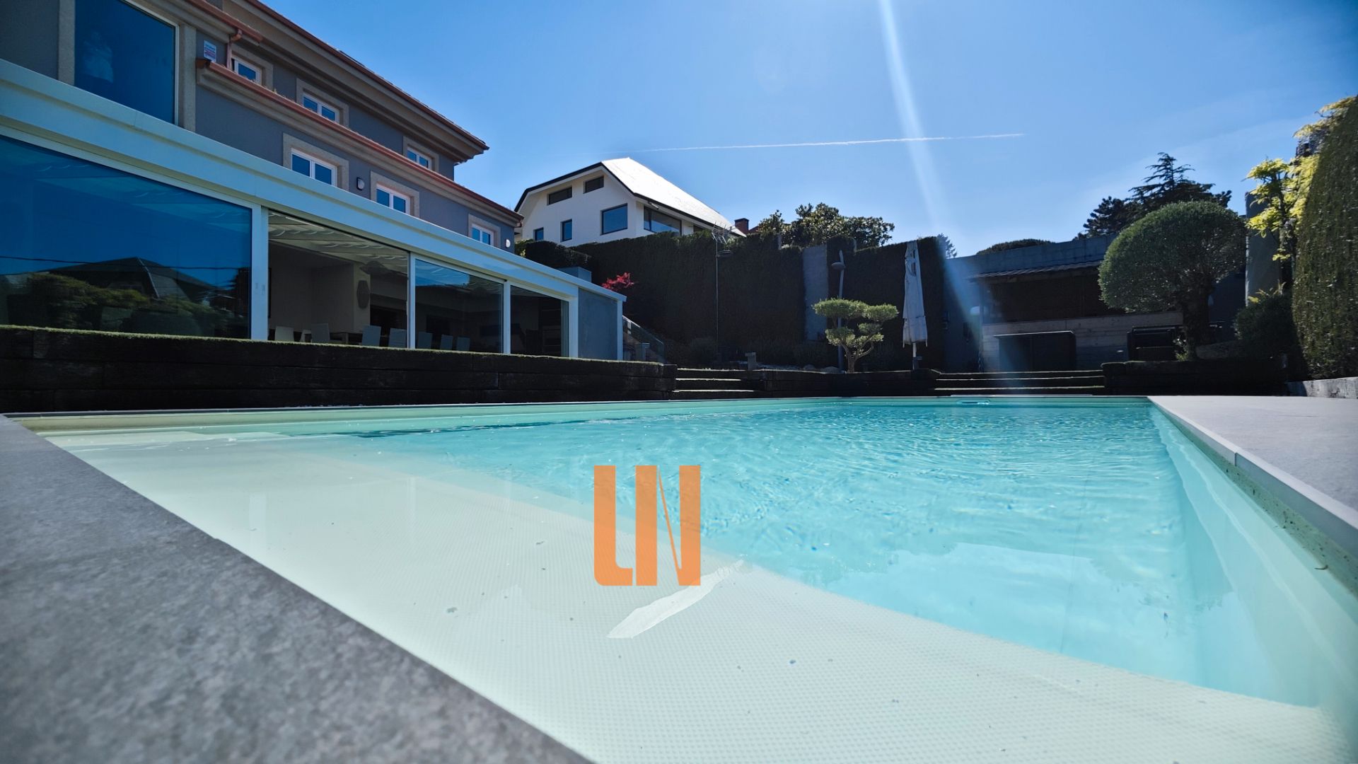 Swimming pool of House or chalet for sale in A Coruña Capital   with Heating, Private garden and Terrace