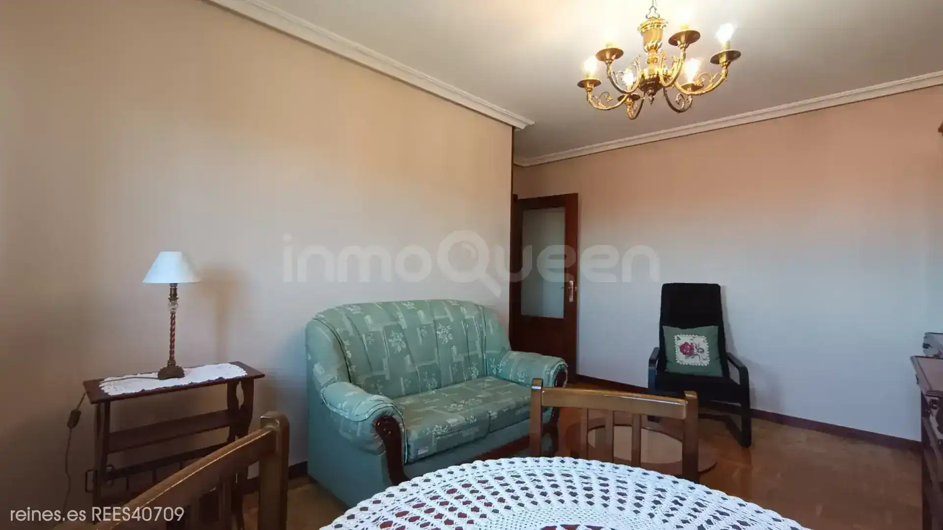 Sala de estar de Apartamento de alquiler en Siero con Calefacción y Amueblado